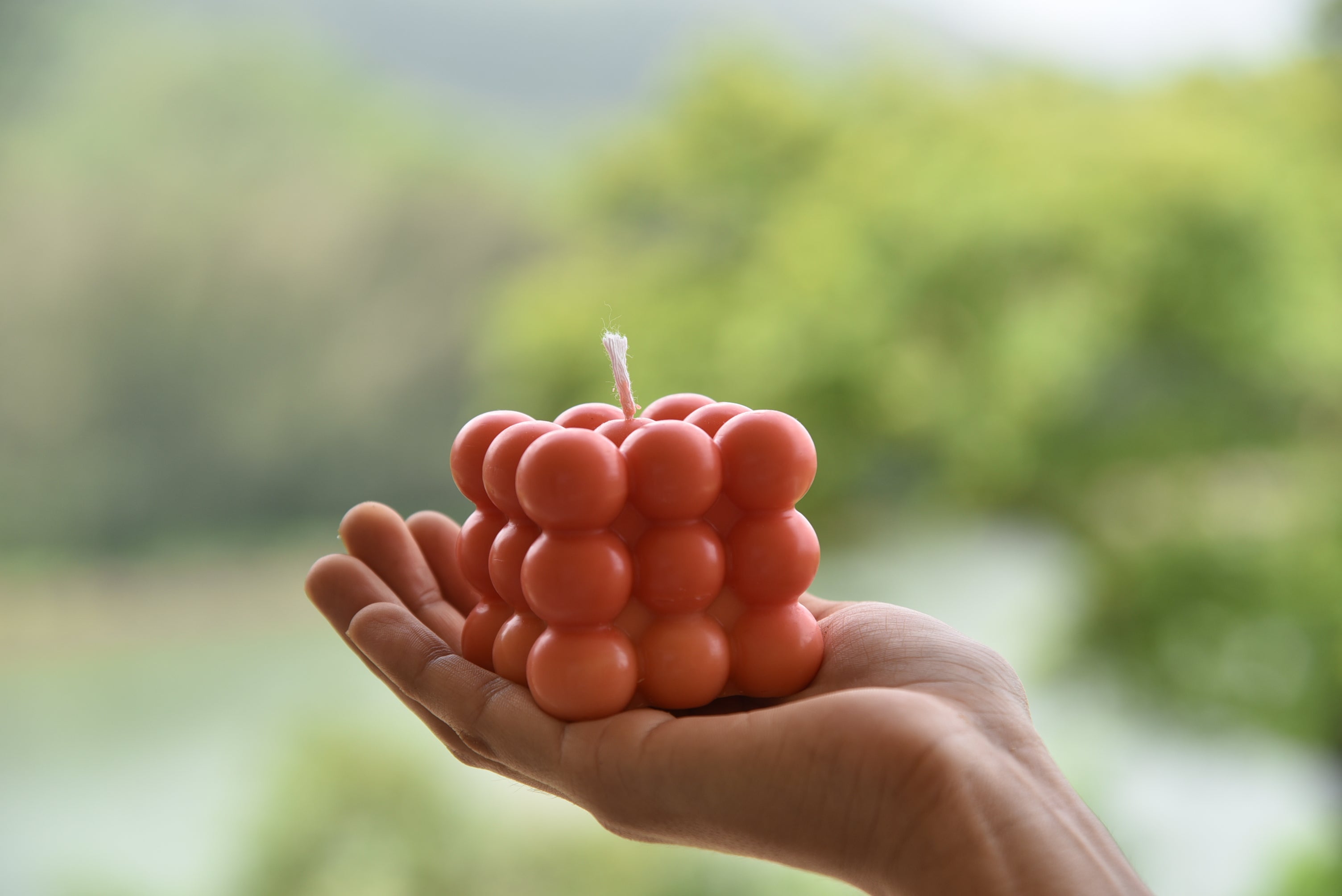 Bubble Cube Candle