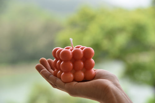 Bubble Cube Candle