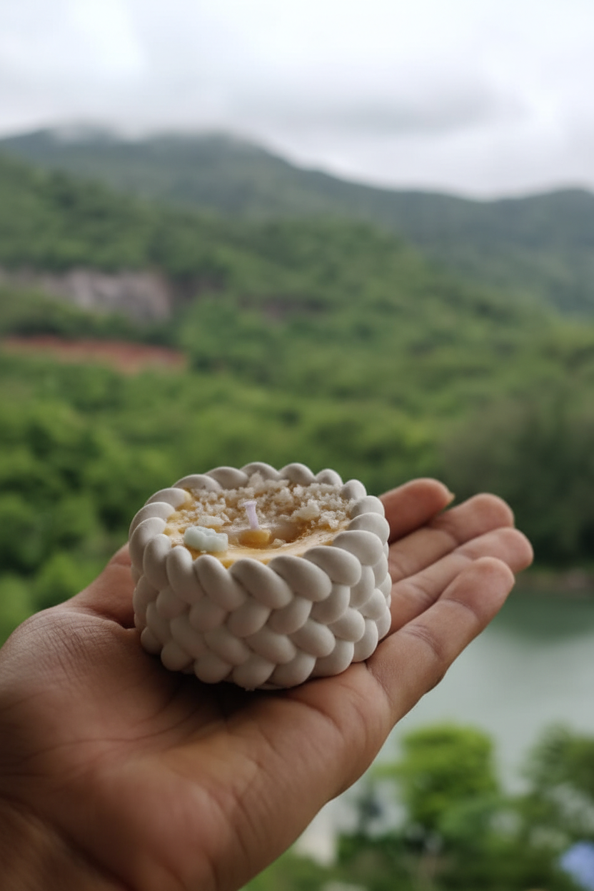Bubble Tealight Candle