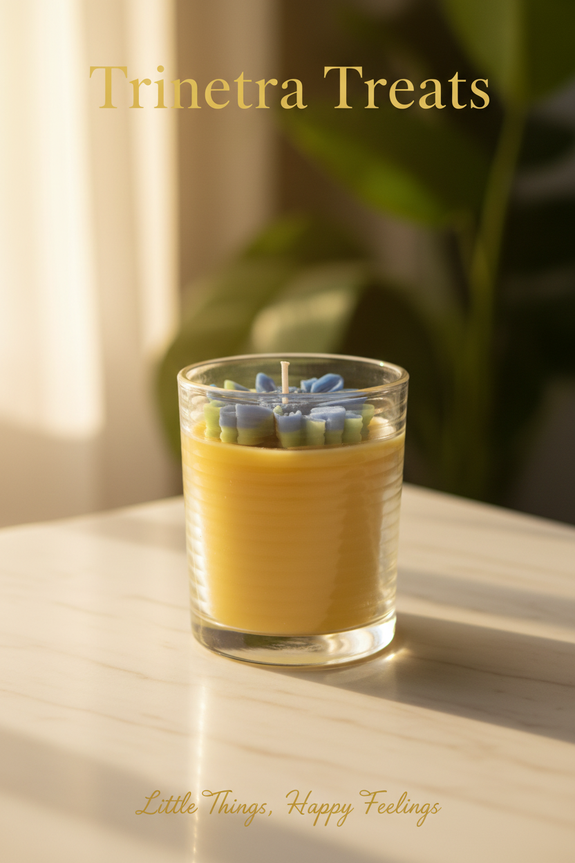 Flower Jar Candle 1