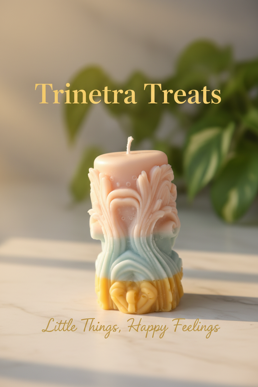 Ornate Pillar Candle 2